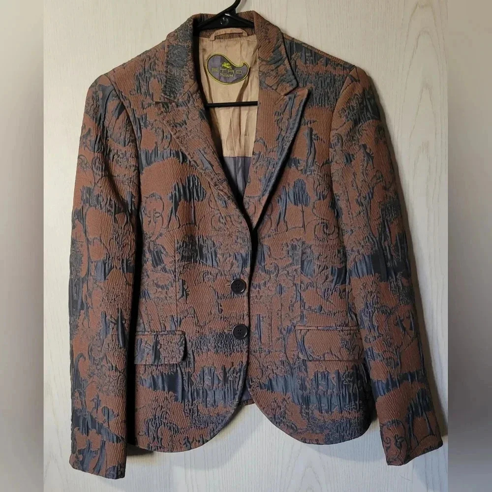 Etro Milano jacquard blazer